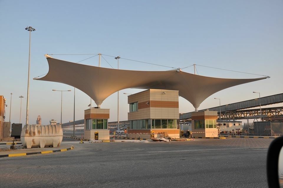 tensile entrance structure